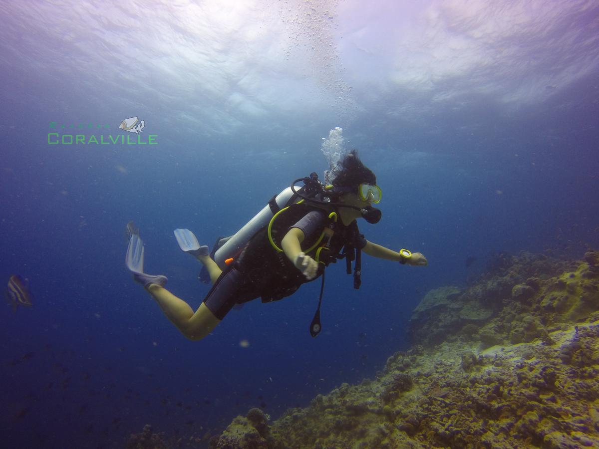 ホテル ラスドゥ コーラルビル Rasdhoo エクステリア 写真